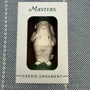 Masters White and Green Caddie Holiday Ornament